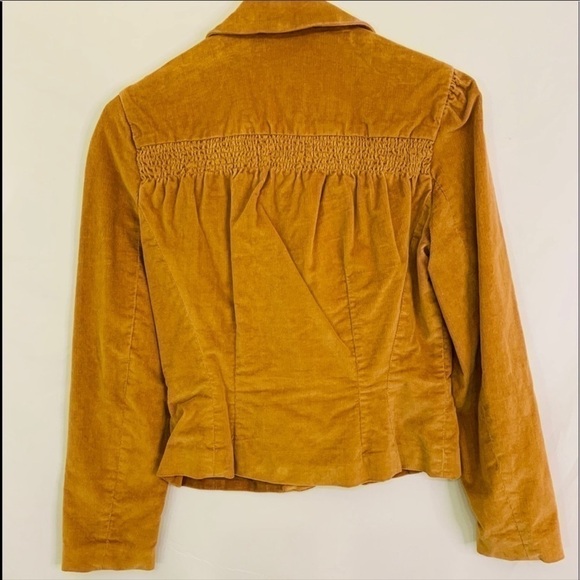 Vintage Golden 3-Button Worked-to-Weekend Jacket: Size 4 80s Style. - Picture 4 of 8